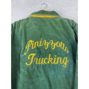 Vintage‎ West Wind Corduroy Trucker Jacket Green Trucking XXXL True Vintage 70s